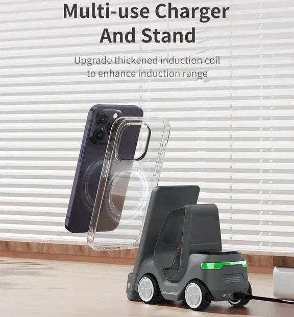 Recci 5 in 1 Cruiser Wireless Charger RCW-37 - Three