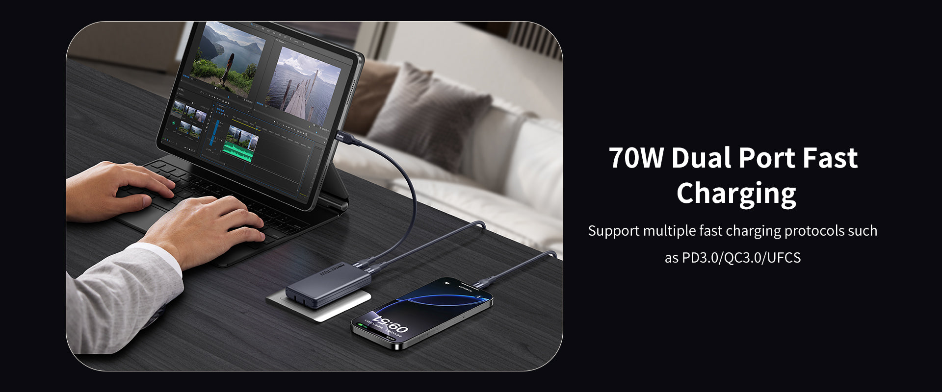 Recci 70W GaN charger kit RC97CC