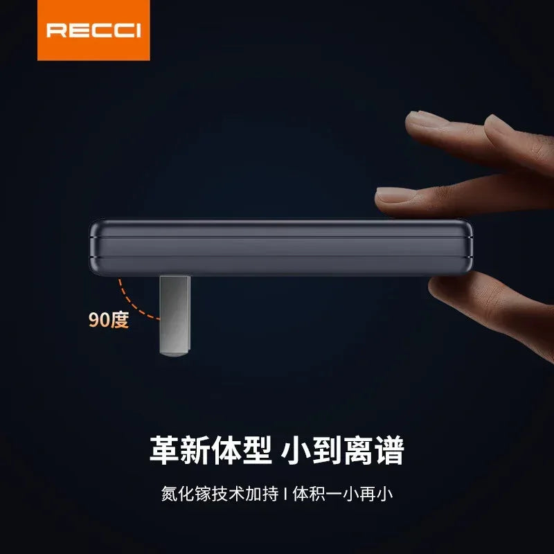 Recci 70W GaN charger kit RC97CC - Three