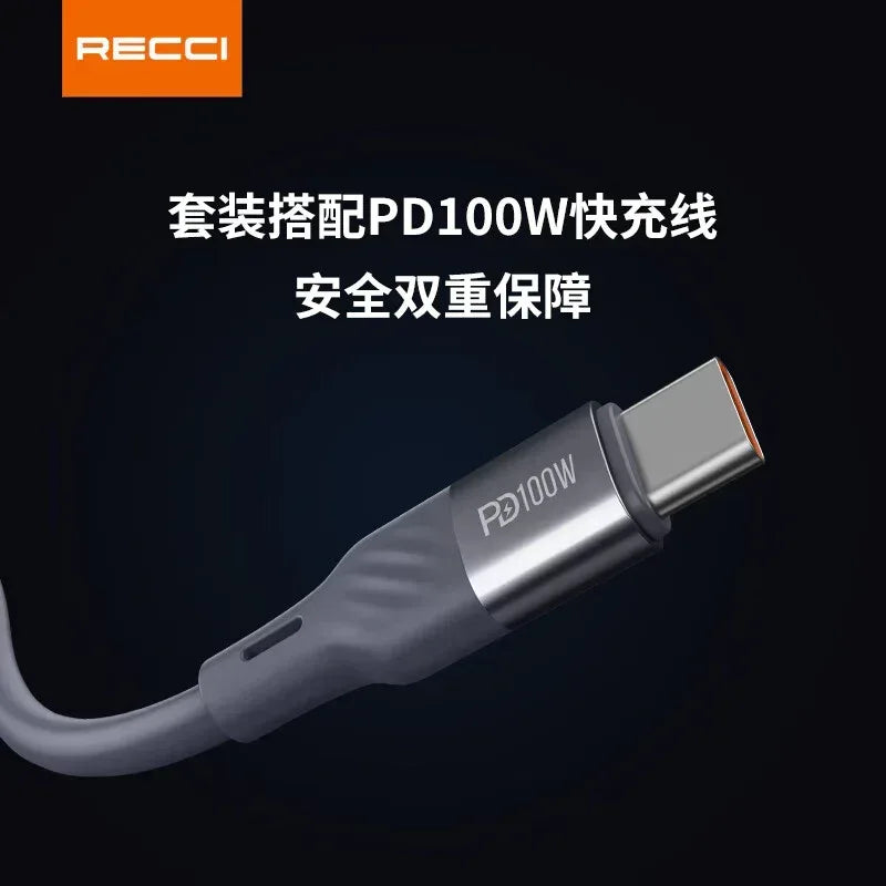 Recci 70W GaN charger kit RC97CC - Three