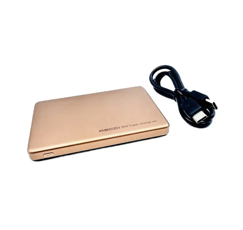 Recci ARMOR 5000mAh Wireless Power Bank RPB-W20 - Three