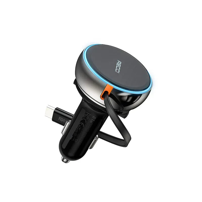 Recci Car Charger 81W PD 45W With Cable RQ10 - Three