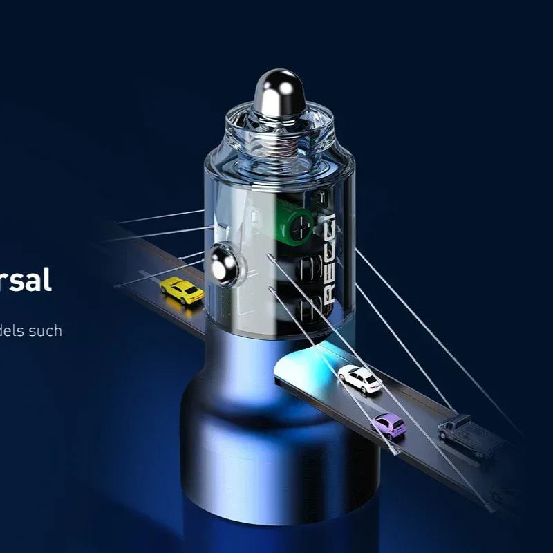 Recci Journey ON-Board 50W Car Charger RCC-N20 - Three