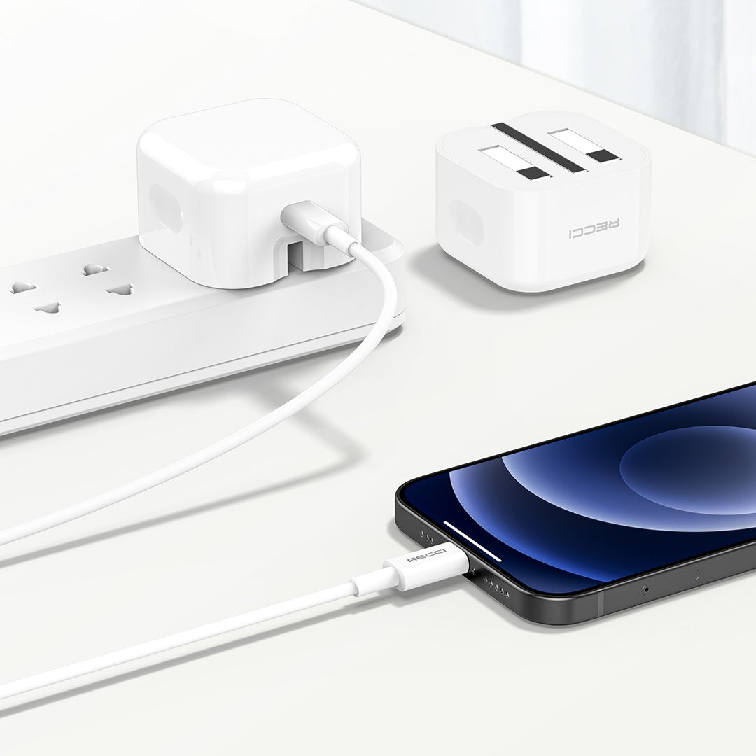 Recci Charger Kits PD20w Fast Charging Rck-03UCL