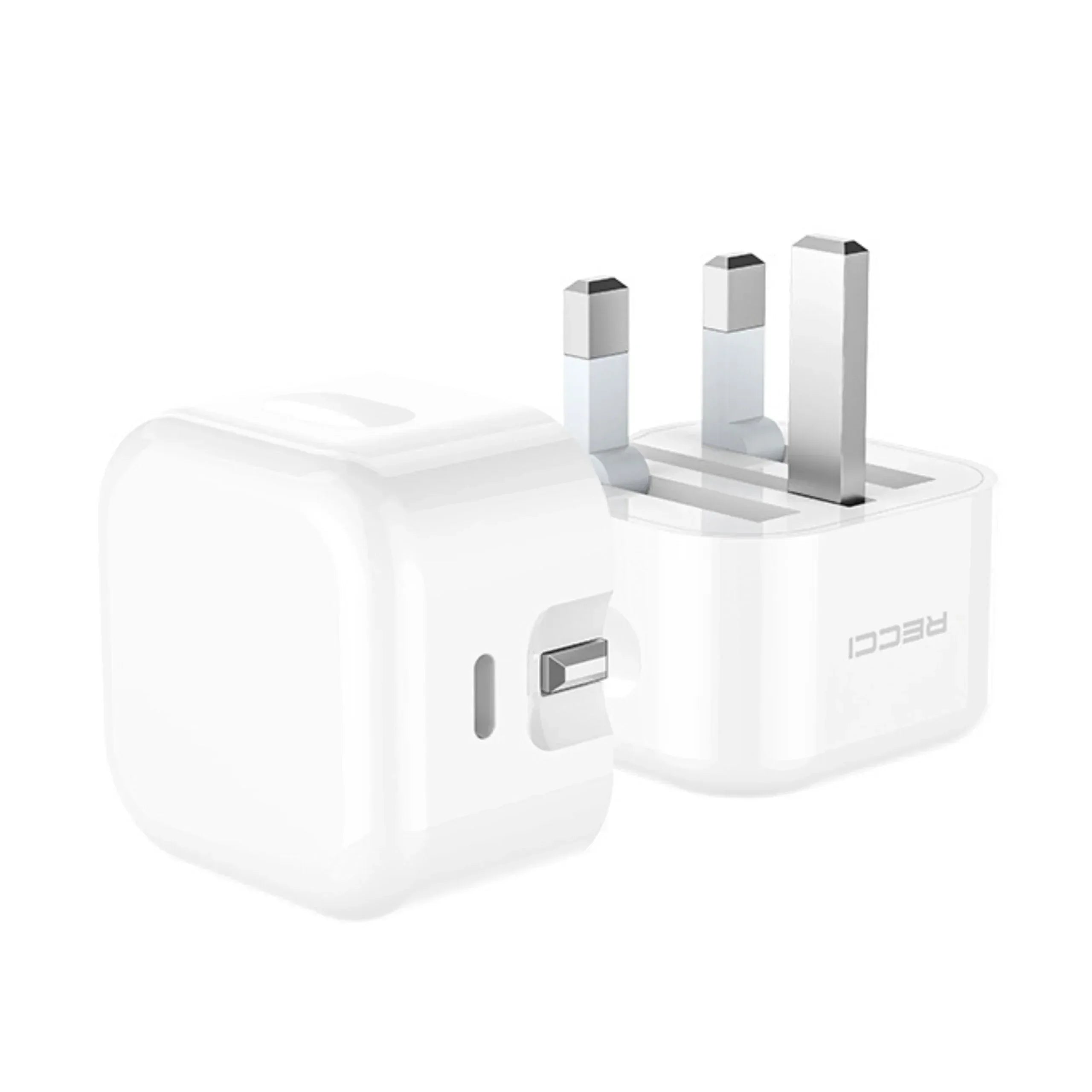 Recci Charger Kits PD20w Fast Charging Rck-03UCL - Three