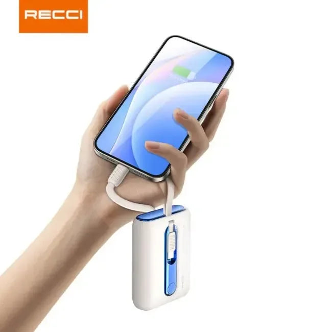 Recci Dual Cable Power Bank Delicacy Series 9000mAH RPB-P12C - Three