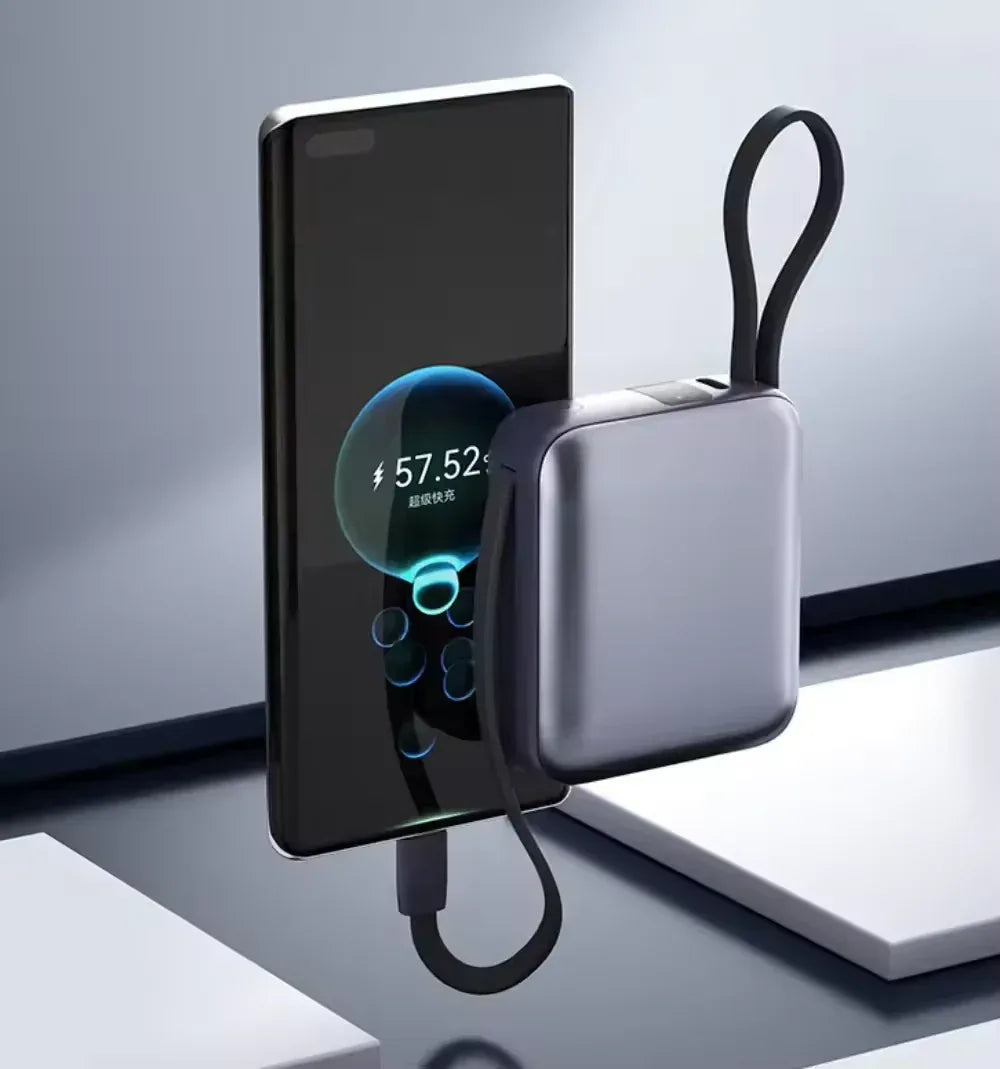 Recci Energy Block Power Bank 20000 mAh 22.5W With USB-C & Lightning Cable RPB-P63 - Three