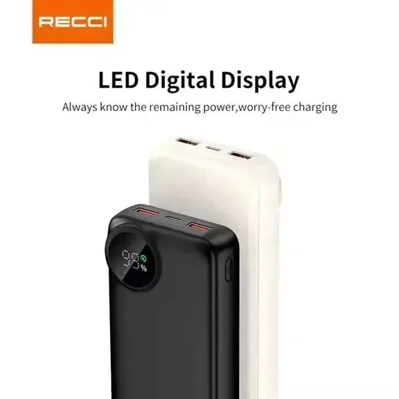 Recci Fast Charging PowerBank 20000mAH 22.5W RPB-P49 - Three