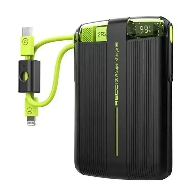 Recci Fast Charging Power Bank Starships Series 10000mAH PD 20W RPB-P13 - Three
