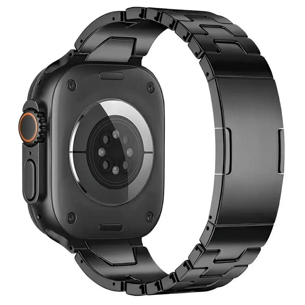 Recci H Steel Watch Band For Apple Watch - Three