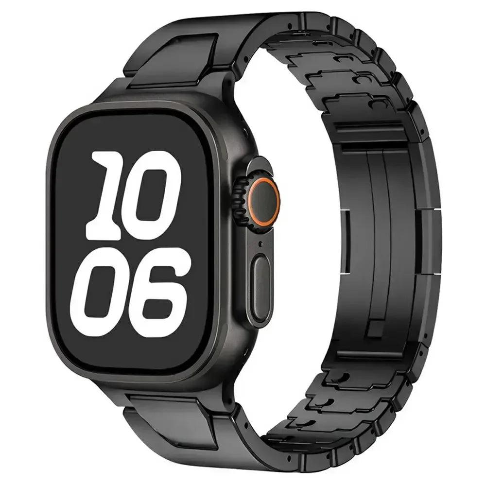 Recci H Steel Watch Band For Apple Watch - Three