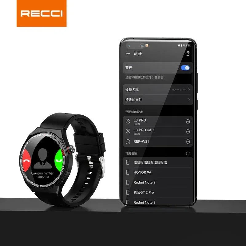 Recci L3 Pro Smart Watch - Three
