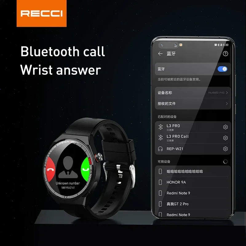 Recci L3 Pro Smart Watch - Three