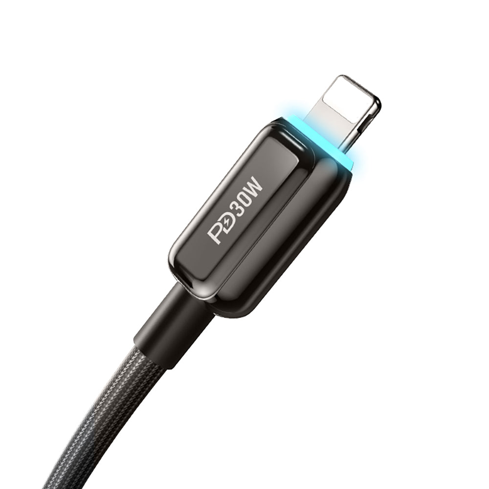 Recci Lamp Display Cable Type-C to Lightning PD 30W RS42CL