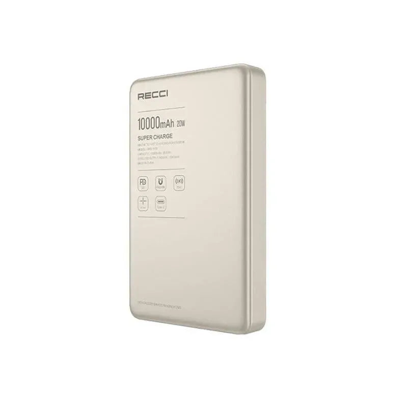 Recci Magnetic Power Bank 10000 mAh 15W RPB-W36 - Three