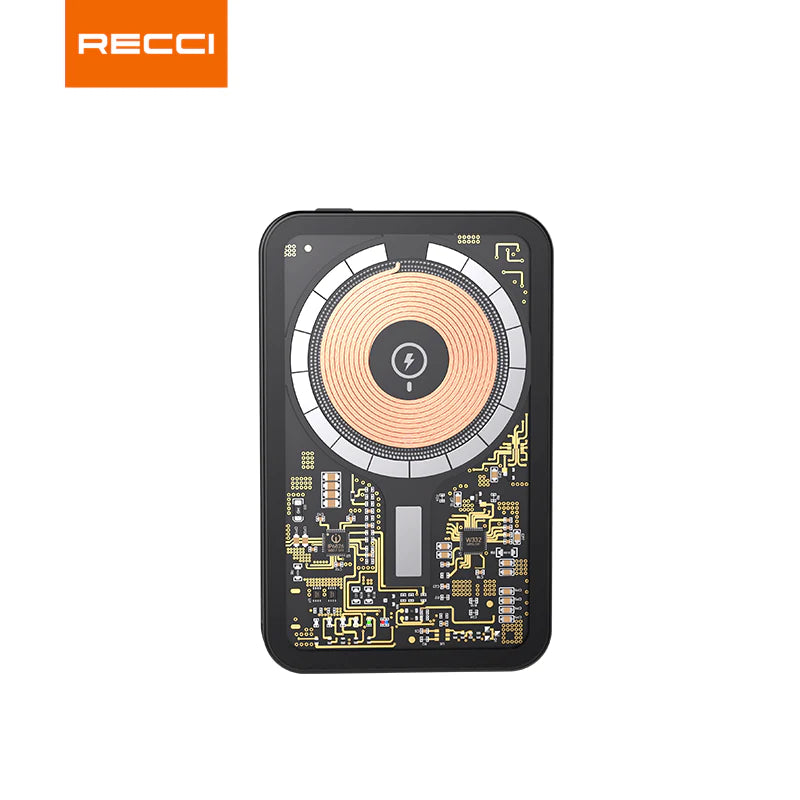 Recci Mars Transparent Magnetic Power Bank 5000mAh RPB-W07