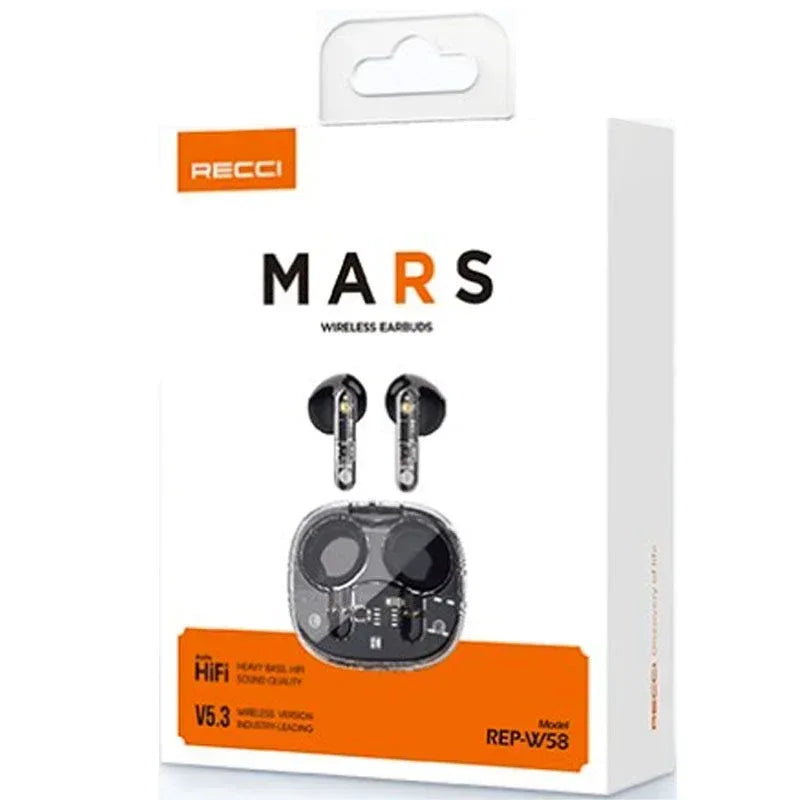 Recci Mars Wireless Bluetooth 5.3 Airpods REP-W58 - Three