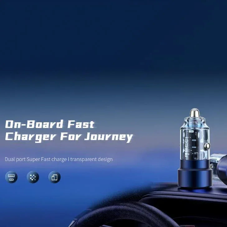 Recci Journey ON-Board 75W Car Charger RCC-N15 - Three