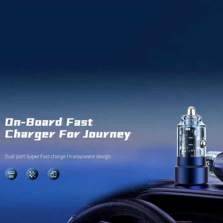 Recci Journey ON-Board 75W Car Charger RCC-N15 - Three