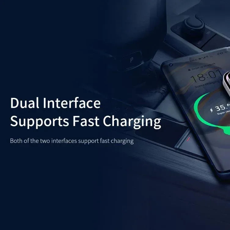 Recci Journey ON-Board 75W Car Charger RCC-N15 - Three