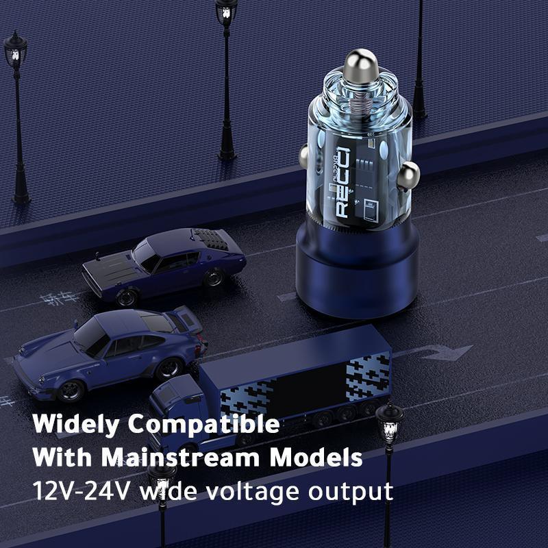 Recci Journey ON-Board 75W Car Charger RCC-N15 - Three