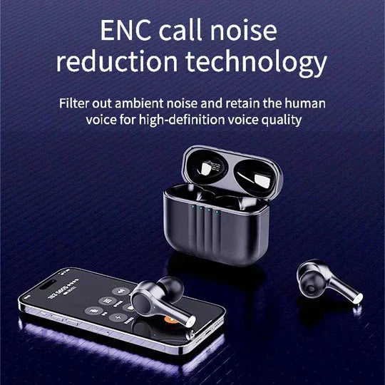 Recci Noise Cancelling Wireless Bluetooth Earbuds REP-W55 - Three