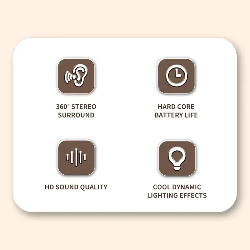 Recci Phantom Wireless RGB Speaker RSK-W40 - Three