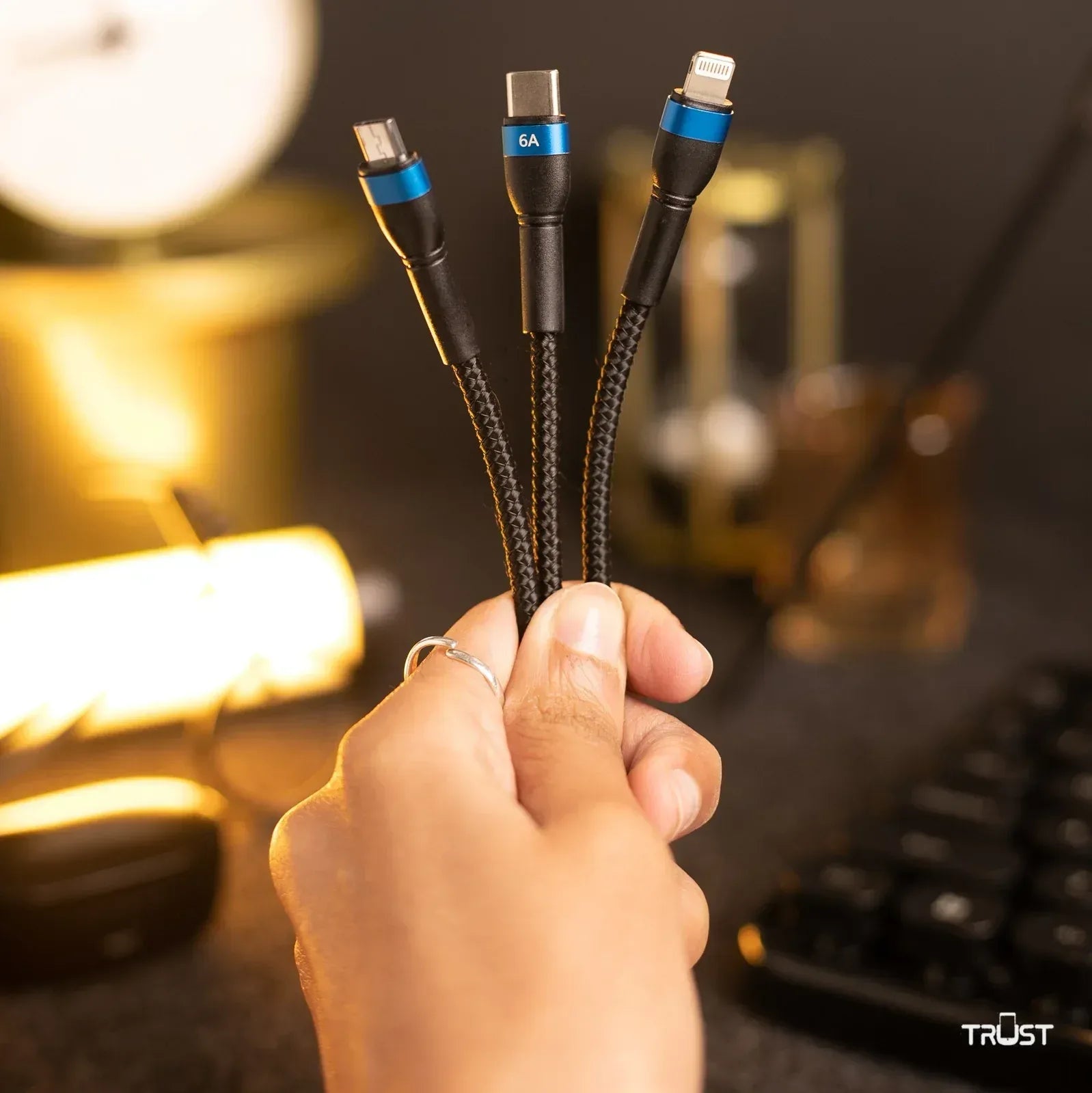 Recci SkyLine 3 in 1 Cable RTC-T12 - Three