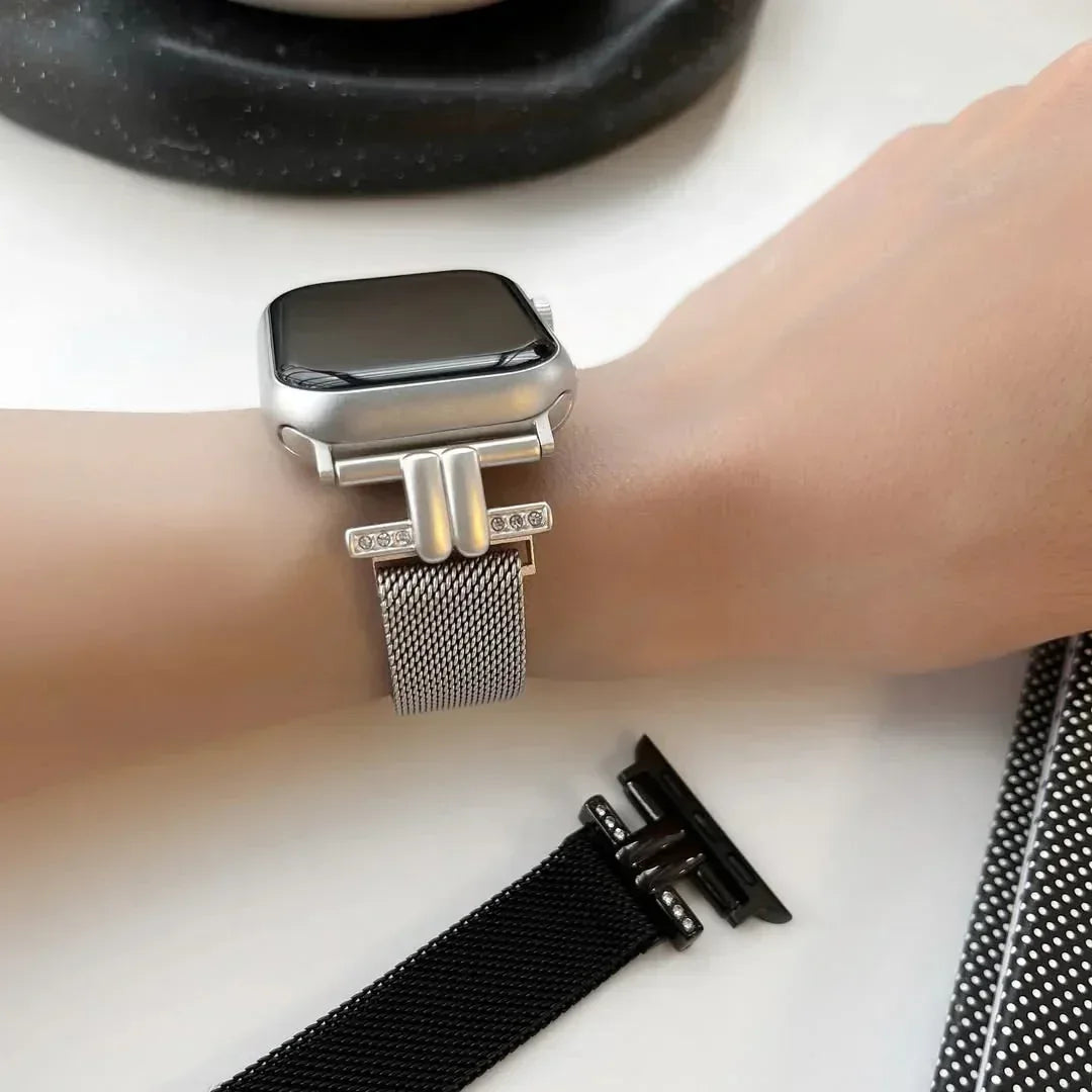 Recci Solid Color Magnetic Bracelet for Apple Watch - Three