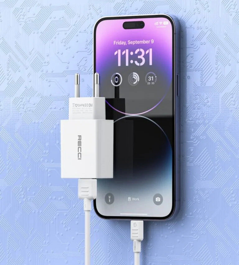 Recci Travel Safe Charger Kits 2A USB-A RC58EM