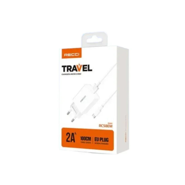 Recci Travel Safe Charger Kits 2A USB-A RC58EM - Three