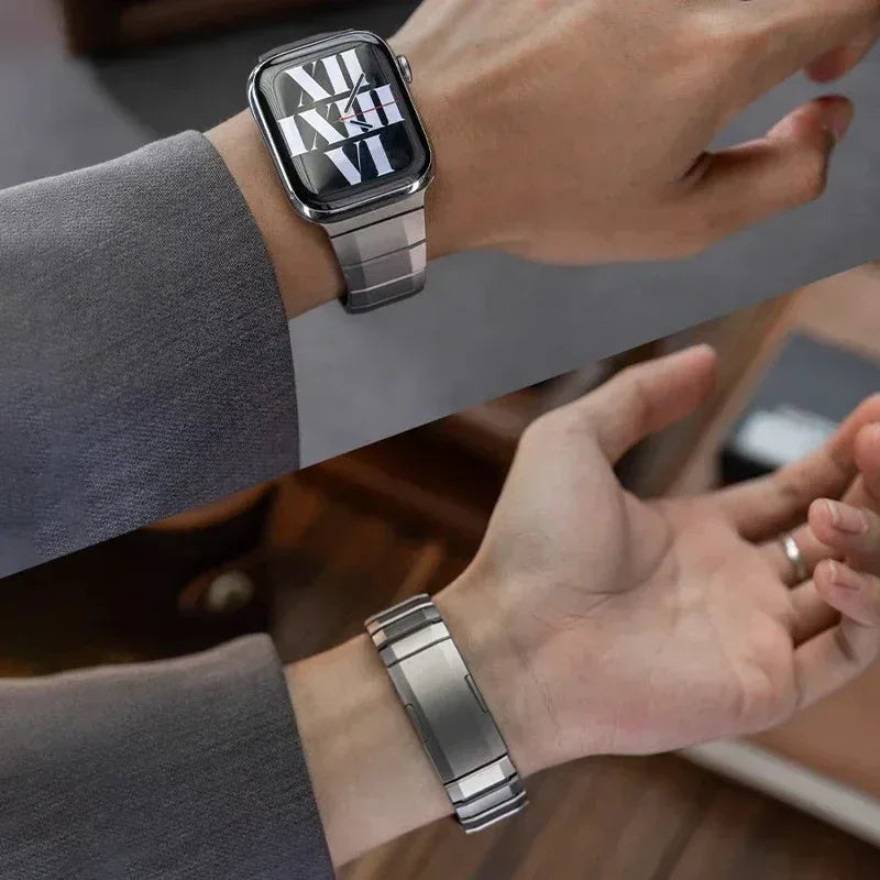 Recci ViP Metal Watch Band For Apple Watch - Three