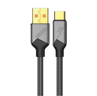 Recci Voyage 100w Fast Charging Cable 150cm RS18C - Three