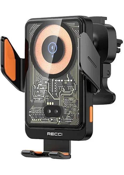 Recci Wireless Charger Car Holder 15W RHO-C38 - Three