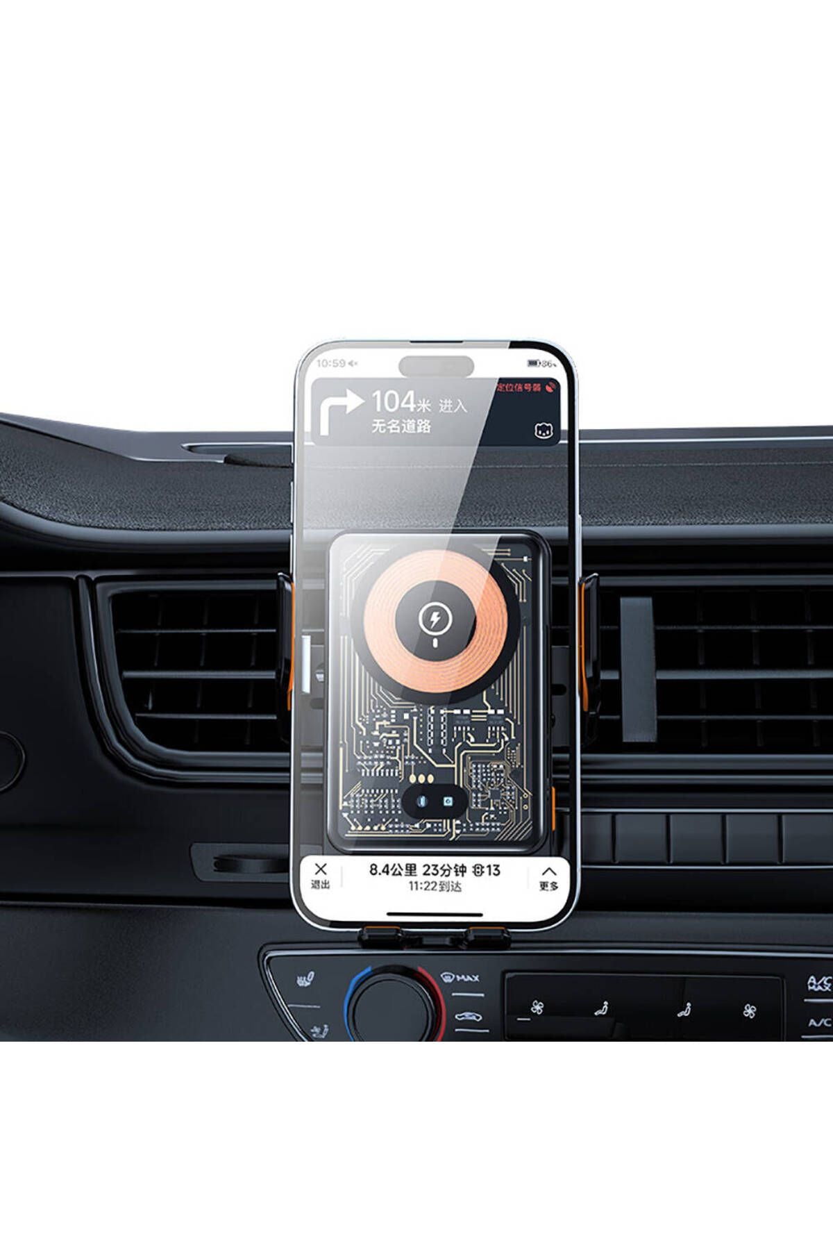 Recci Wireless Charger Car Holder 15W RHO-C38