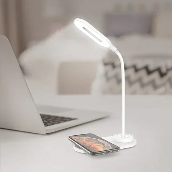 Recci Wireless Charging Desktop Lamp RLS-L08 - Three
