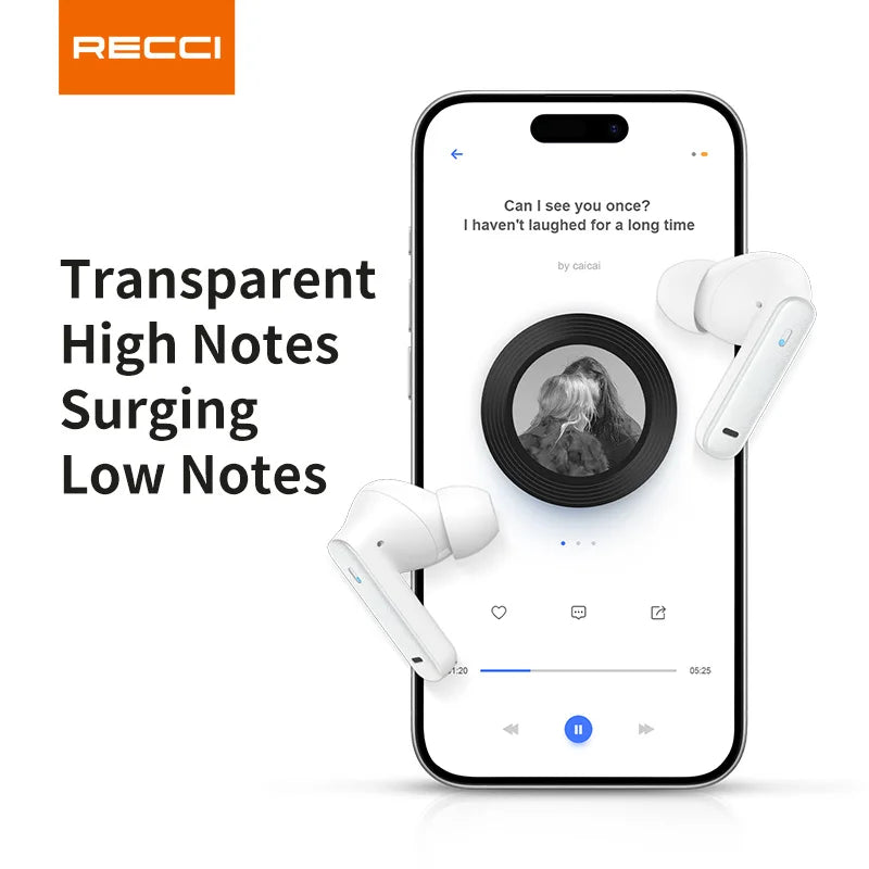 Recci Wireless Earphone ANC Noise Reduction REP-W88