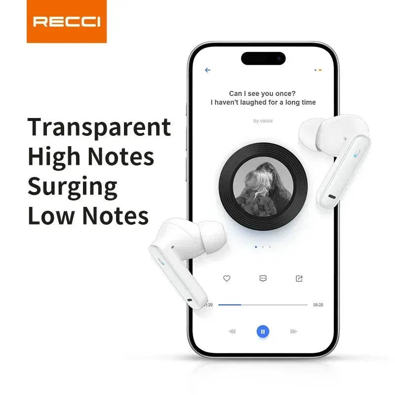 Recci Wireless Earphone ANC Noise Reduction REP-W88 - Three