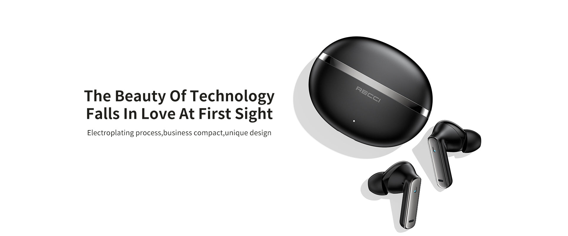 Recci Wireless Earphone ANC Noise Reduction REP-W88