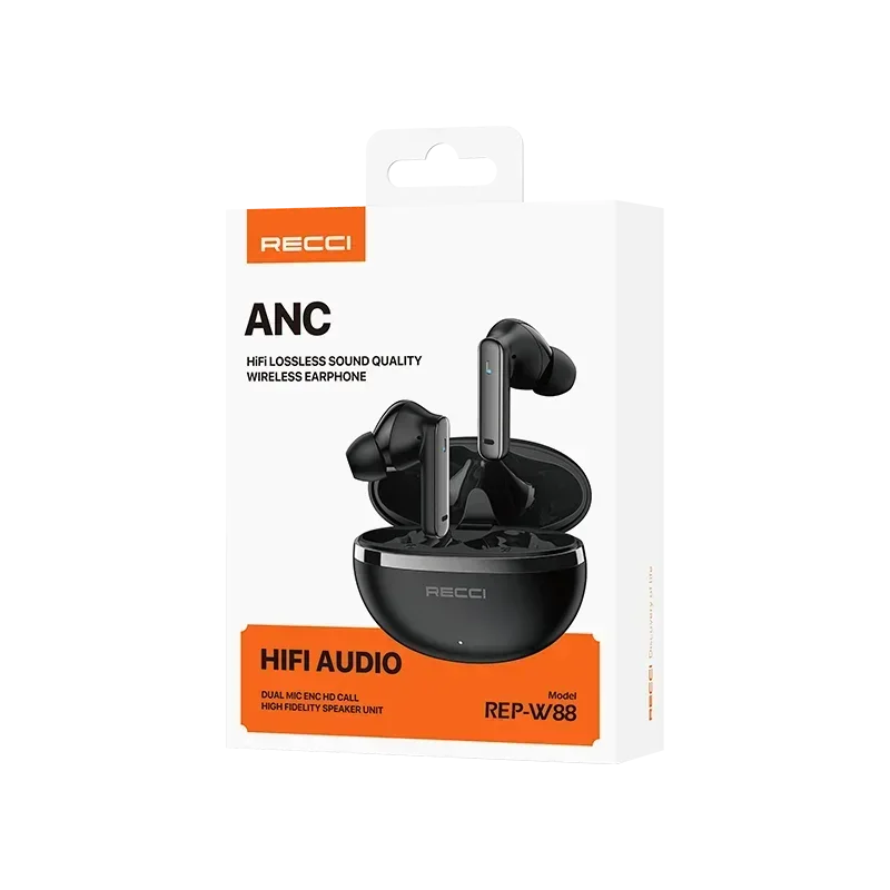 Recci Wireless Earphone ANC Noise Reduction REP-W88 - Three