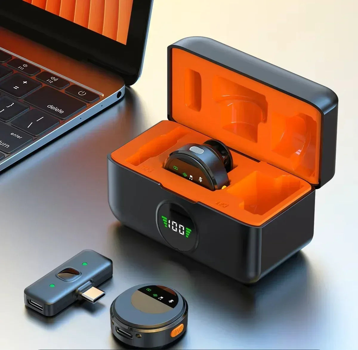 Recci Wireless lavalier Enc Microphone RA39 - Three