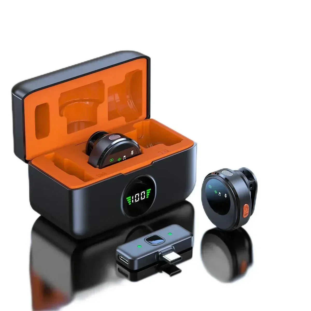 Recci Wireless lavalier Enc Microphone RA39 - Three