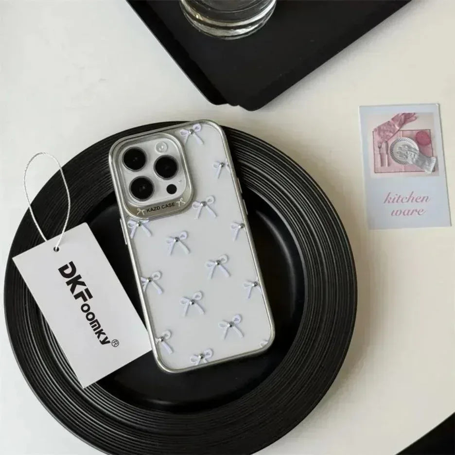 Ribbon Clear Case iPhone 16 Pro Max - Three