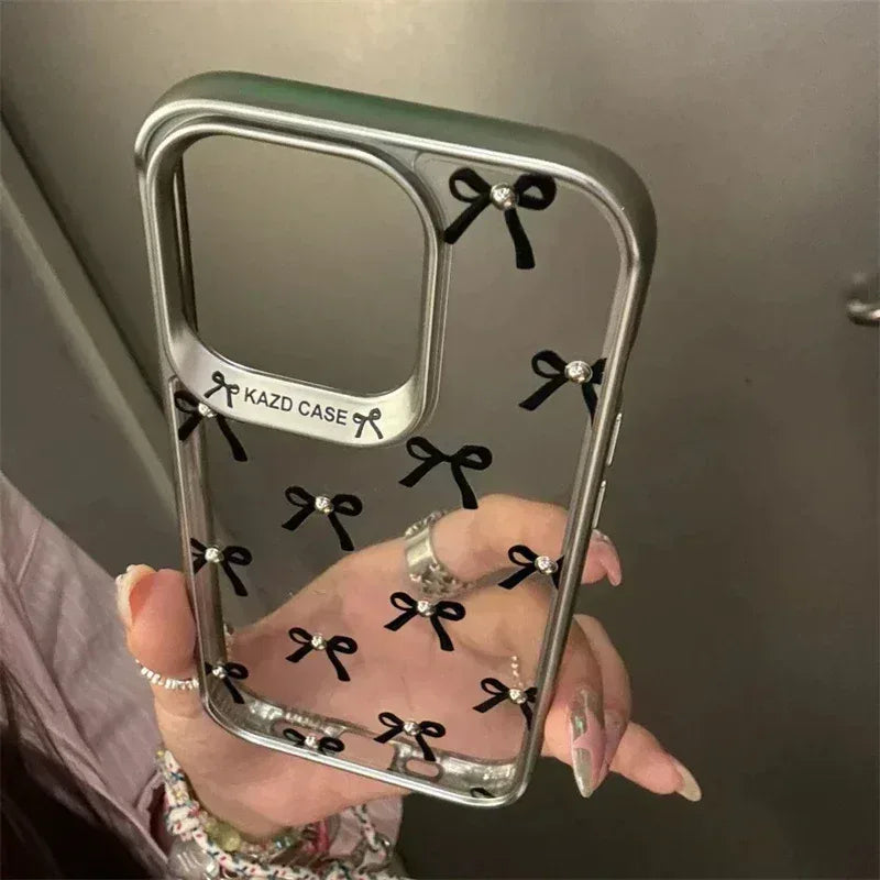 Ribbon Clear Case iPhone 16 Pro Max - Three