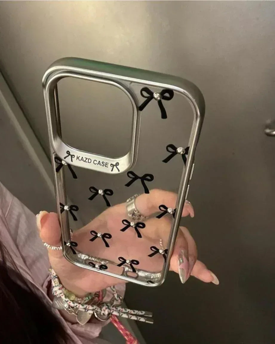 Ribbon Clear Case iPhone 16 Pro Max - Three