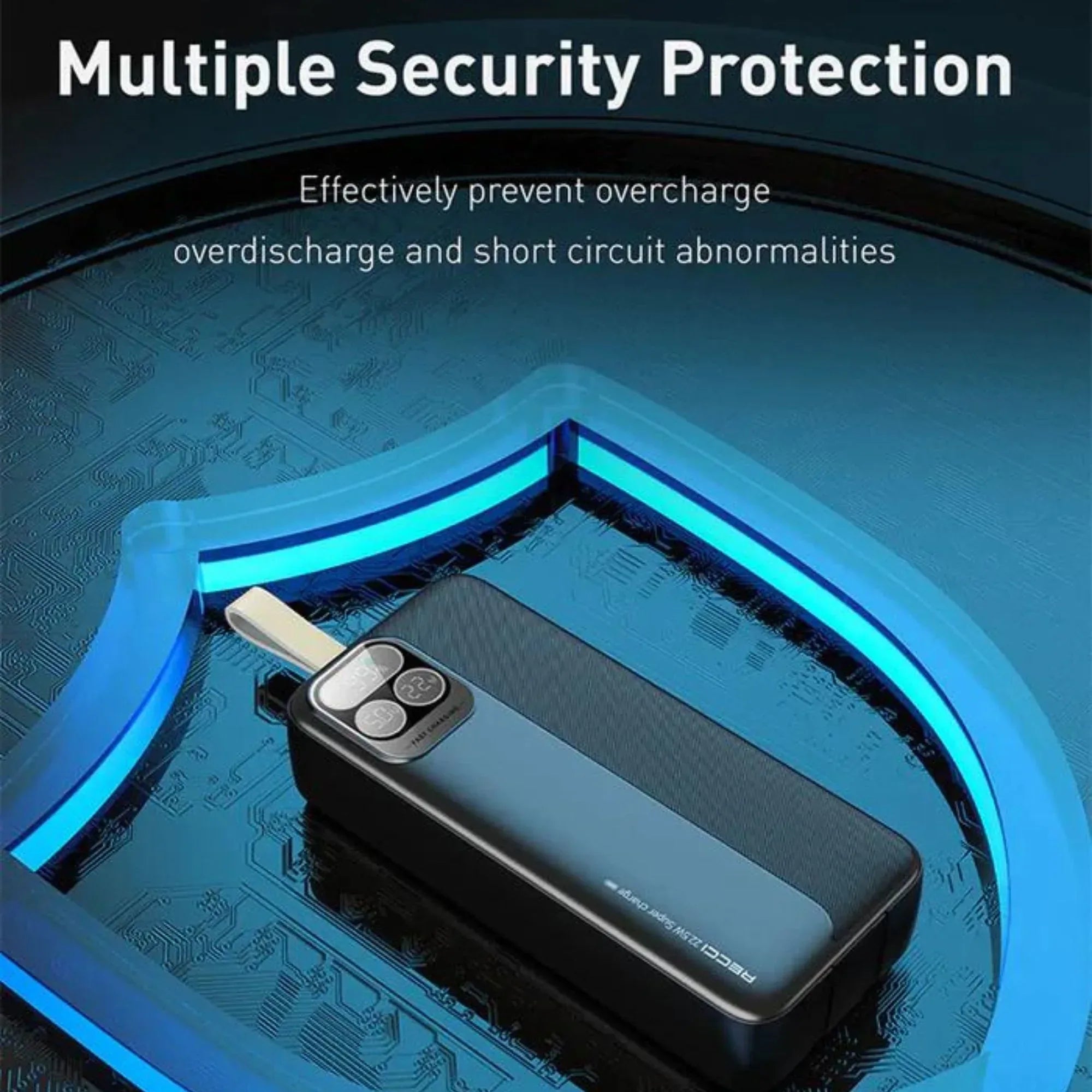 Recci PD 20W + 22.5W 30000mAh Power Bank RPB-P38 - Three