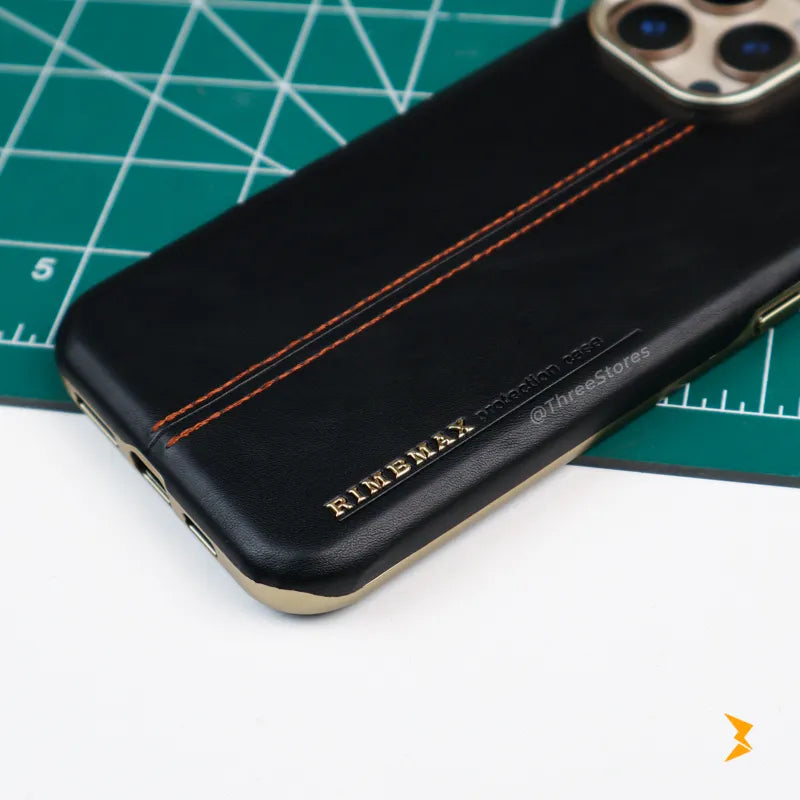 Rimbmax Classic Leather Case iPhone 16 Pro Max
