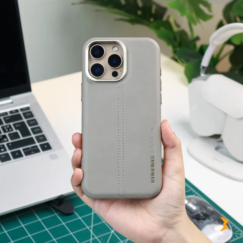 Rimbmax Classic Leather Case iPhone 16 Pro Max