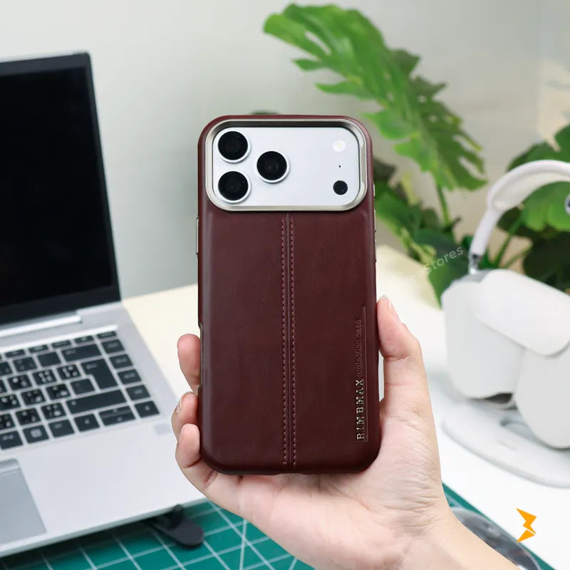 Rimbmax Classic Leather Case iPhone 17 Pro Max