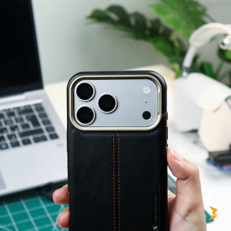 Rimbmax Classic Leather Case iPhone 17 Pro Max